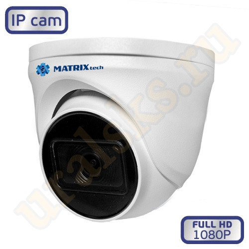 MT-DM2.0IP20X PoE DUAL-LED PRO audio (2,8mm) Цветная 2.0MP HD 1080P 25 к./сек., PoE 802.3af купольная антивандальная IP сетевая камера M101302