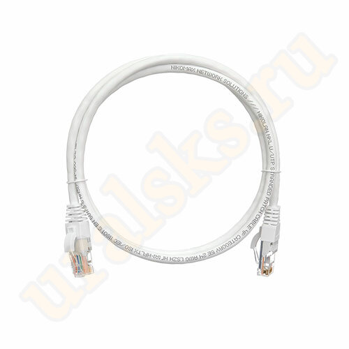 NMC-PC4UD55B-003-WT Коммутационный шнур NIKOMAX, U/UTP, категории 5e, PVC, 0.3м, белый