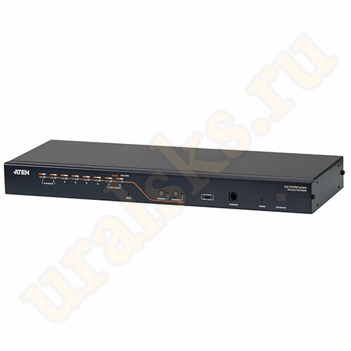 KH2508A-AX-G KVM Переключатель Cat5 Интерфейс VGA, USB, PS/2