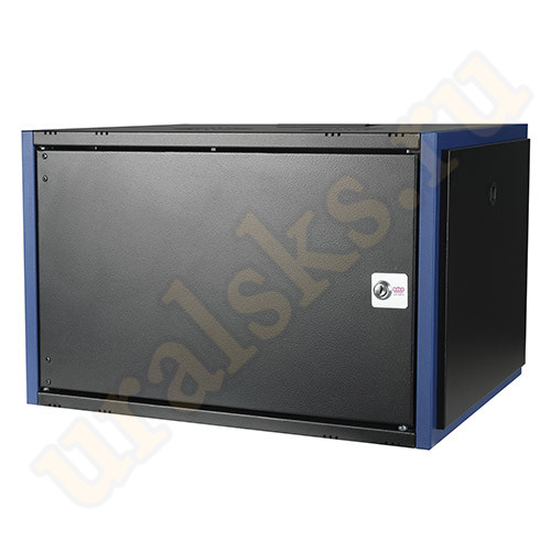 DR-610521 Настенный шкаф 19", 4U 600х600, дверь металл, черный
