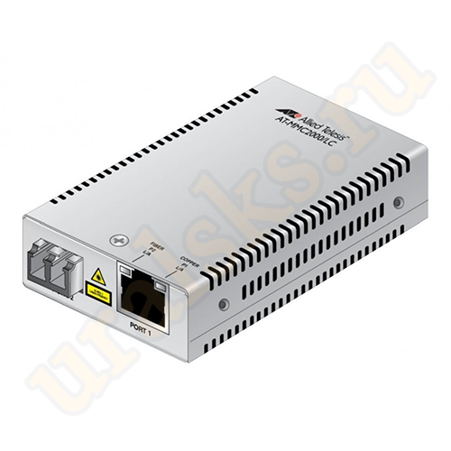 AT-UMC2000/LC-901 Медиаконвертер USB (-A or -C) to 1000SX/LC Gigabit mini media converter with multi-mode LC fiber connector