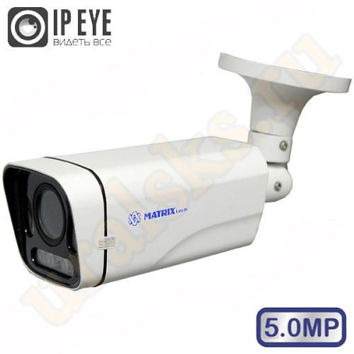 MT-CM5.0IP40VSG PoE D-LED (2,7-13,5mm) Цветная 5.0MP 25 к./сек., PoE 802.3af, уличная цилиндрическая IP сетевая камера с ИК подсветкой M100354