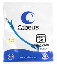 Cabeus PC-UTP-RJ45-Cat.5e-0.15m-BL Патч-корд UTP, категория 5e, 0.15 м, неэкранированный, синий Cabeus PC-UTP-RJ45-Cat.5e-0.15m-BL Патч-корд UTP, категория 5e, 0.15 м, неэкранированный, синий