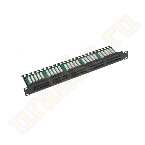 WT-2052 Патч-панель 19", 50 портов RJ-45, кат.3, 1U