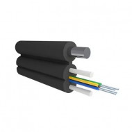 Кабель оптический Alpha Mile Flex FTTx 4 волокна G657A1, с дополнительным несущим элементом (1.0 мм), LSZH