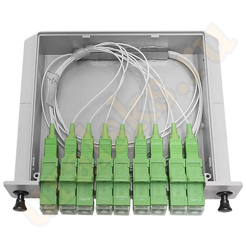 401-05-08 Оптический делитель планарный Alpha Mile 1x8-SC/APC 401-05-08 Оптический делитель планарный Alpha Mile 1x8-SC/APC