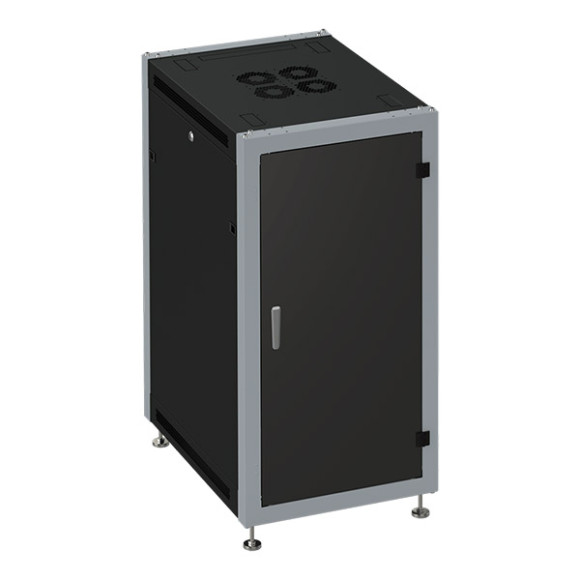 SL 6833.922 Шкаф монтажный телекоммуникационный 19" напольный 33U 600x800x800mm, передняя дверь металлическая, цвет чёрный SL 6833.922 Шкаф монтажный телекоммуникационный 19" напольный 33U 600x800x800mm, передняя дверь металлическая, цвет чёрный