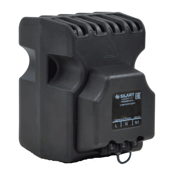 SNV-6400-01T Нагреватель с вентилятором SILART, 400/250 Вт 230 VAC DIN-рейку