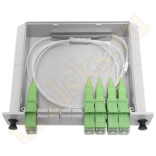 401-05-04 Оптический делитель планарный Alpha Mile 1x4-SC/APC 401-05-04 Оптический делитель планарный Alpha Mile 1x4-SC/APC