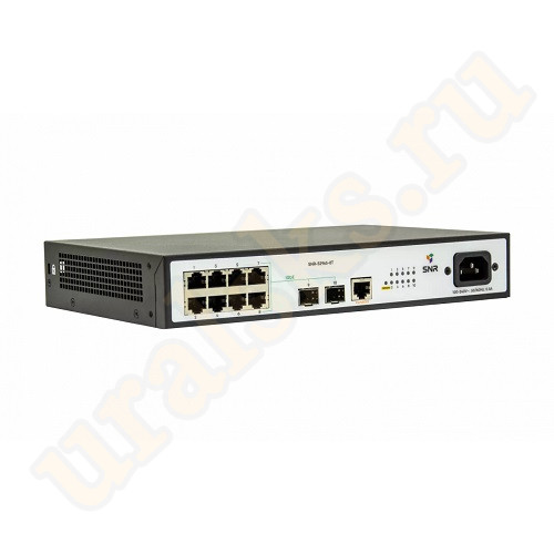 SNR-S2965-8T Управляемый коммутатор 6 портов 10/100Base-TX, 2 порта 10/100/1000Base-T и 2 порта SFP