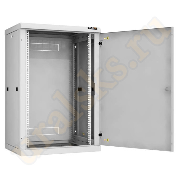 TWC-186045-R-M-GY Настенный разборный шкаф TLK 19", 18U, металлическая дверь, Ш600хВ904хГ450мм, 2 пары монтажных направляющих, серый TWC-186045-R-M-GY Настенный разборный шкаф TLK 19", 18U, металлическая дверь, Ш600хВ904хГ450мм, 2 пары монтажных направляющих, серый