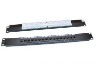 Hyperline PP3-19-16-8P8C-C5E-110D Патч-панель 19", 1U, 16 портов RJ-45, категория 5e, Dual IDC, ROHS, цвет черный Hyperline PP3-19-16-8P8C-C5E-110D Патч-панель 19", 1U, 16 портов RJ-45, категория 5e, Dual IDC, ROHS, цвет черный