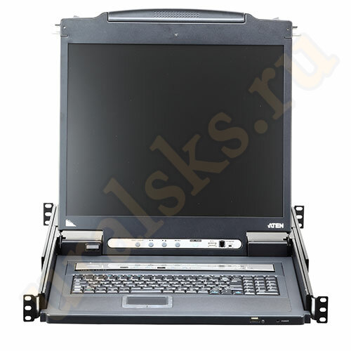 CL5716IM-ATA-RG KVM Консоль с переключателем 17" с интерфейсами VGA, USB, PS/2