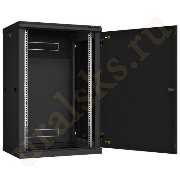 TWC-186060-R-M-BK Настенный разборный шкаф TLK 19", 18U, металлическая дверь, Ш600хВ904хГ600мм, 2 пары монтажных направляющих, черный TWC-186060-R-M-BK Настенный разборный шкаф TLK 19", 18U, металлическая дверь, Ш600хВ904хГ600мм, 2 пары монтажных направляющих, черный