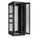 TFA-428080-WHWH-BK Напольный шкаф 19", 42U, перфорированные двухстворчатые двери, двухуровневые металлические стенки, Ш800хВ2060хГ800мм, в разобранном виде, черный