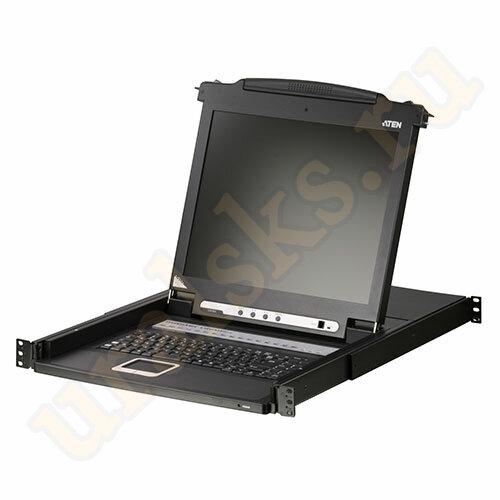 CL1016M-ATA-RG KVM Консоль с переключателем 17" с интерфейсами VGA, USB, PS/2