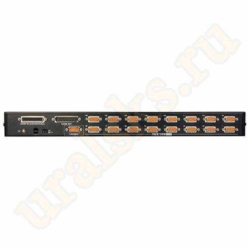 CS1716A-AT-G KVM Переключатель 16-портовый VGA, USB, PS/2 CS1716A-AT-G KVM Переключатель 16-портовый VGA, USB, PS/2