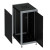 SL 6818.922 Шкаф монтажный телекоммуникационный 19" напольный 18U 600x800x800mm, передняя дверь металлическая, цвет чёрный