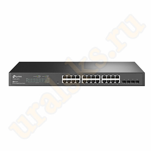 T1600G-28TS (TL-SG2424) JetStream 24-портовый гигабитный Smart коммутатор с 4 SFP-слотами