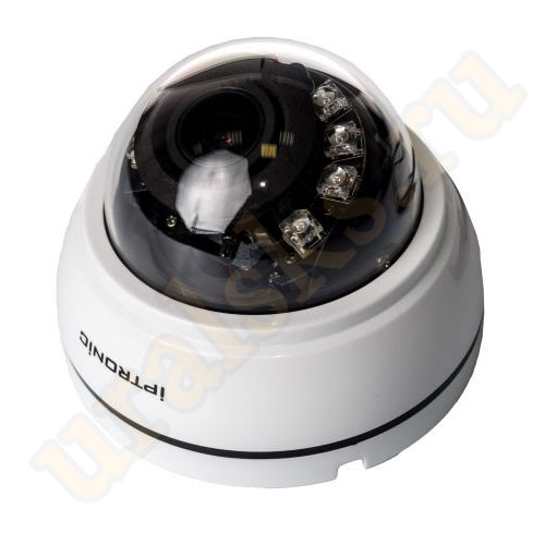 IPT-IPL720DP(2,8-12)P Купольная IP видеокамера IPTRONIC с ИК-подсветкой