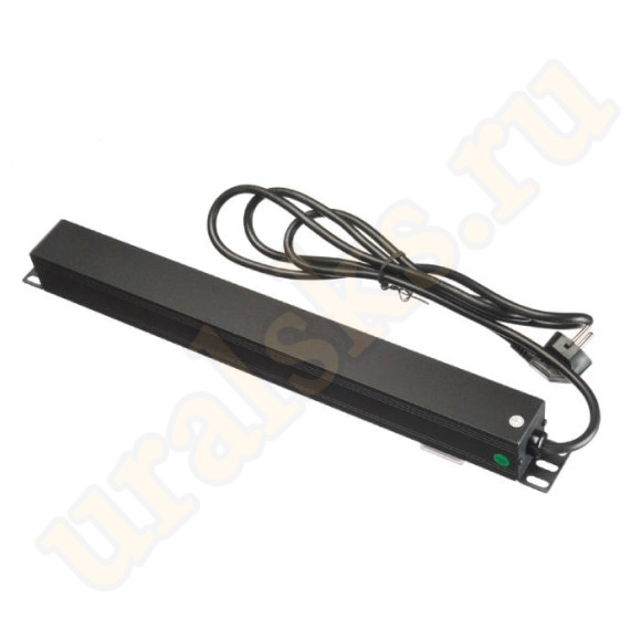 PDU8-M-2 Блок силовых розеток 19" 8 розеток, 1U, 16А, со шнуром питания 2м, корпус металл PDU8-M-2 Блок силовых розеток 19" 8 розеток, 1U, 16А, со шнуром питания 2м, корпус металл