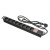 PDU8-M-2 Блок силовых розеток 19" 8 розеток, 1U, 16А, со шнуром питания 2м, корпус металл