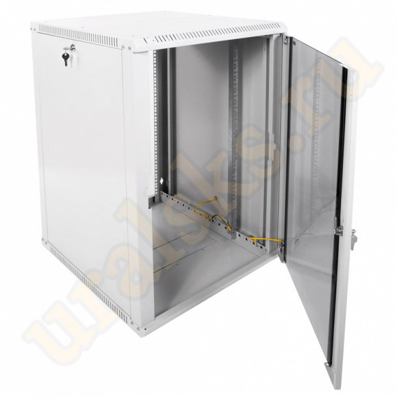 ШРН-Э-18.650 Настенный телеком шкаф 18U 600x650мм дверь со стеклом
