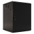 TWB-0966-SR-RAL9004 Шкаф настенный 19", 9U, 600х600мм, металлическая дверь, цвет черный