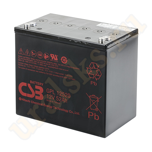 GPL12520 Аккумуляторная батарея CSB 12 В, 52 Ач