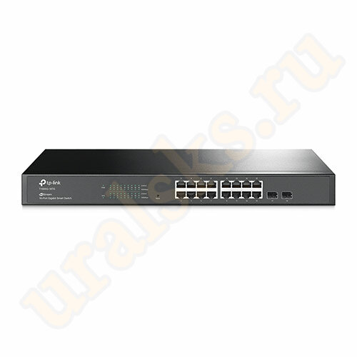 T1600G-18TS (TL-SG2216) JetStream 16-портовый гигабитный Smart коммутатор с 2 SFP-слотами