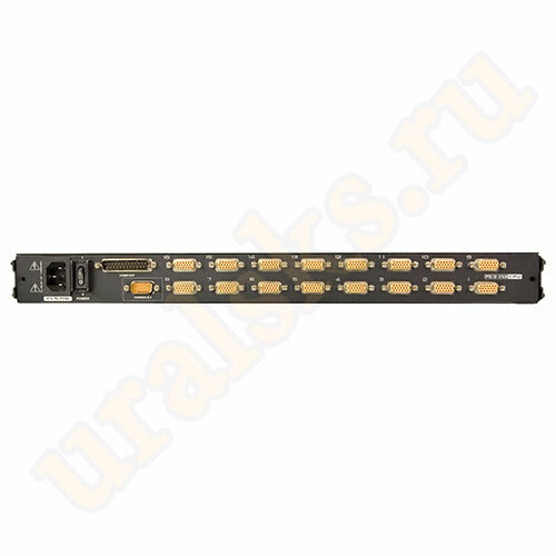 CL5716N-ATA-RG KVM Консоль с переключателем 19" с интерфейсами VGA, USB (SPHD), PS/2