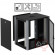 WP 6615.930 Шкаф телекоммуникационный настенный 19" 15U 600x600x720mm (ШхГхВ) дверь перфорированная, цвет черный