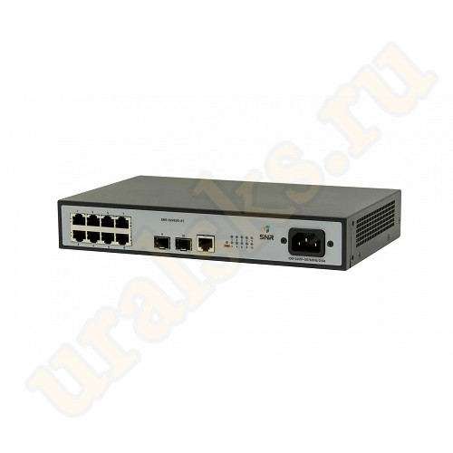 SNR-S2982G-8T Управляемый коммутатор SNR-S2982G-8T, 8 портов 10/100/1000Base-T и 2 порта SFP