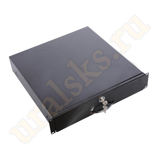 ТСВ-Д-2U.450-9005 Полка 2U для документации, цвет черный