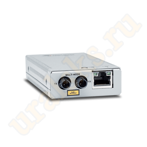 AT-MMC2000/ST-60 Медиаконвертер Mini Media Converter 10/100/1000T to 1000BASE-SX MM, ST Connector