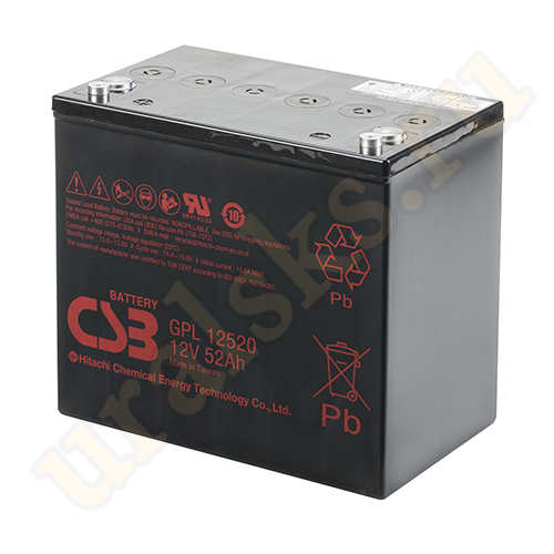 GPL12750 Аккумуляторная батарея CSB 12 В, 80 Ач