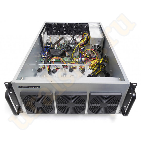 Корпус для майнинг фермы 4U NR-M48 (6xGPU или 8хGPU, EATX 12x9.6, 1x3.5int)