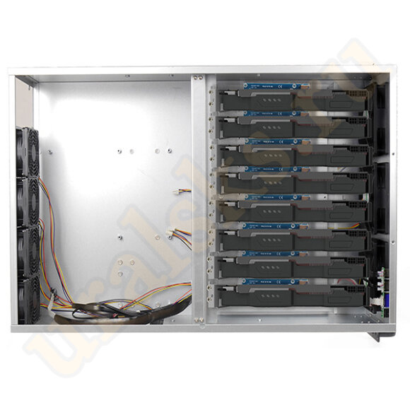 Корпус для майнинг фермы 4U NR-M48 (6xGPU или 8хGPU, EATX 12x9.6, 1x3.5int)