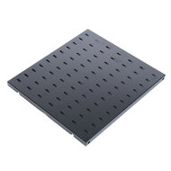 Полка перфорированная, глубина 580 мм, цвет черный