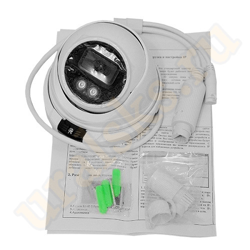 MT-DM2.0IP20SG-M PoE (2,8mm) Цветная 2.0MP HD 1080P 25 к./сек., PoE 802.3af купольная антивандальная IP сетевая камера с ИК подсветкой + встроенный микрофон M131417