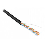 Hyperline UUTP4-C5E-S24-IN-PVC-BK-305 Кабель витая пара, неэкранированная U/UTP, категория 5e, 4 пары (24 AWG), одножильный (solid), PVC, -20°C – +75°C, черный (305 м) Hyperline UUTP4-C5E-S24-IN-PVC-BK-305 Кабель витая пара, неэкранированная U/UTP, категория 5e, 4 пары (24 AWG), одножильный (solid), PVC, -20°C – +75°C, черный (305 м)