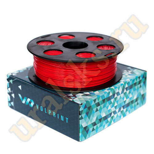 ABS пластик для 3D принтера Красного цвета 1.75мм VolPrint
