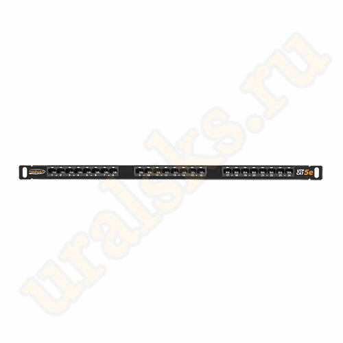 NMC-RP24UD2-HU-BK Патч-панель NIKOMAX 24 порта, 19", 0,5U, категория 5e