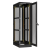 TFA-428012-PEWE-BK Напольный шкаф 19", 42U, перфорированные одностворчатые и двухстворчатые двери, металлические перфорированные двухуровневые стенки, Ш800хВ2060хГ1200мм, в разобранном виде, черный