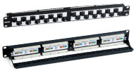Hyperline PP2A-19-24S-8P8C-C6-110 Патч-панель 19", 1U, с угловыми портами, 24 портов RJ-45, категория 6, Dual IDC Hyperline PP2A-19-24S-8P8C-C6-110 Патч-панель 19", 1U, с угловыми портами, 24 портов RJ-45, категория 6, Dual IDC