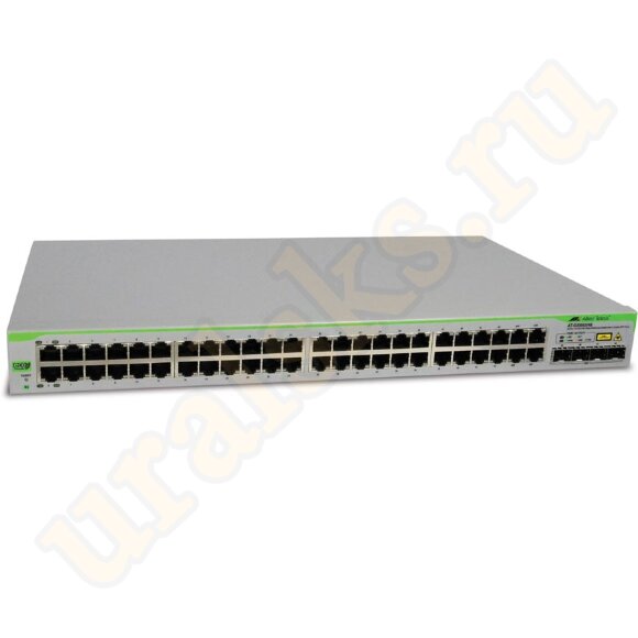 AT-GS950/48-50 Коммутатор 48 port 10/100/1000TX WebSmart switch with 4 x 100/1000 SFP bays