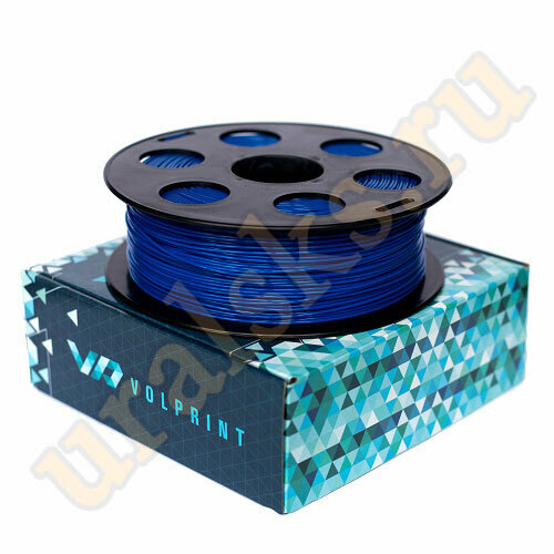 ABS пластик для 3D принтера Синего цвета 1.75мм VolPrint