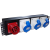 TWT-PDU-32AI9-3P Блок розеток 19" трехфазный, 1х3 IEC309, 32A 380V