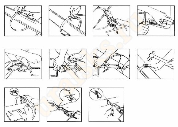 Клещи натяжные винтовые MBT003 Клещи натяжные винтовые MBT003