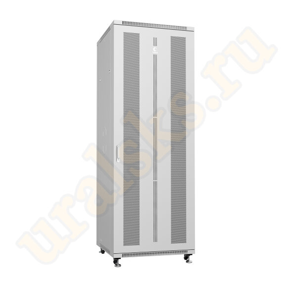 Cabeus ND-05C-47U80/100 Шкаф монтажный телекоммуникационный 19" напольный для распределительного и серверного оборудования 47U 800x1000x2277mm (ШхГхВ) передняя и задняя перфорированные двери, ручка с замком, цвет серый (RAL 7035)